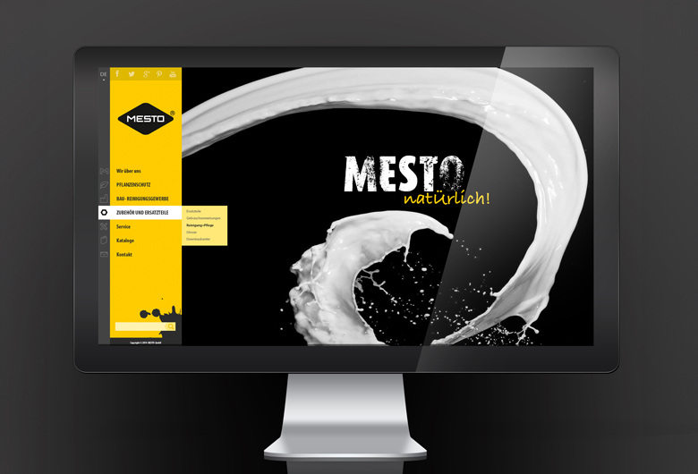 Webseiten Design für Mesto