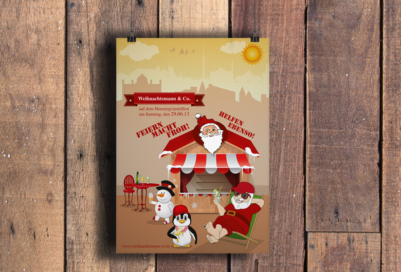 Plakat fpr Weihnachtsmann & CO.