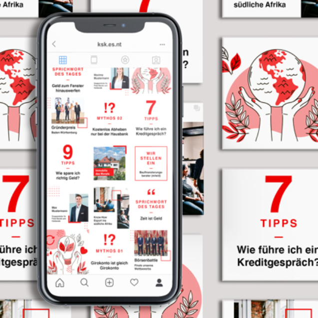 Social Media Konzept für
