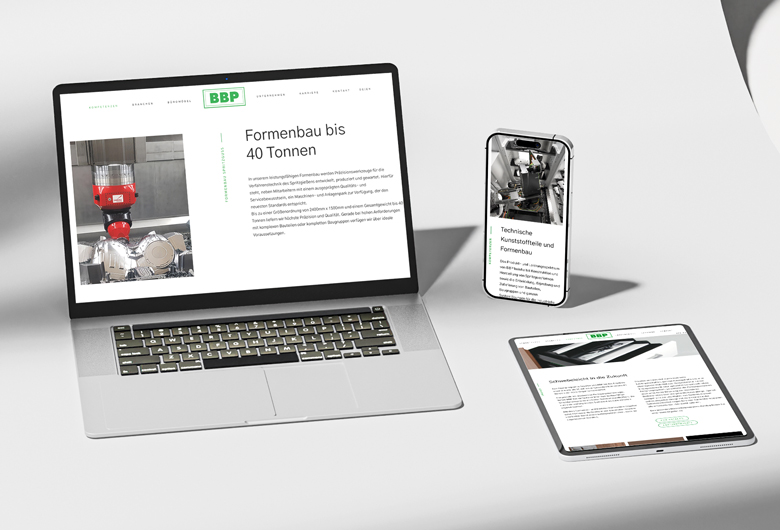 Webseiten Design für BBP