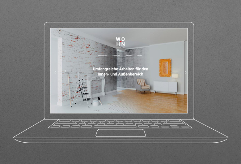 Webseiten Design für Wohn Concept 24