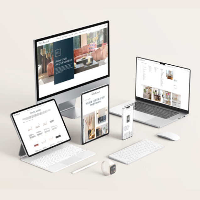 Richmond Möbel by Haug und Partner Website Ansicht