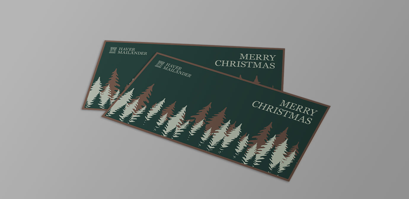 Weihnachtskarte - Haver Mailänder